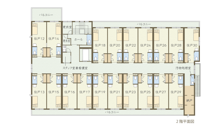 2階平面図